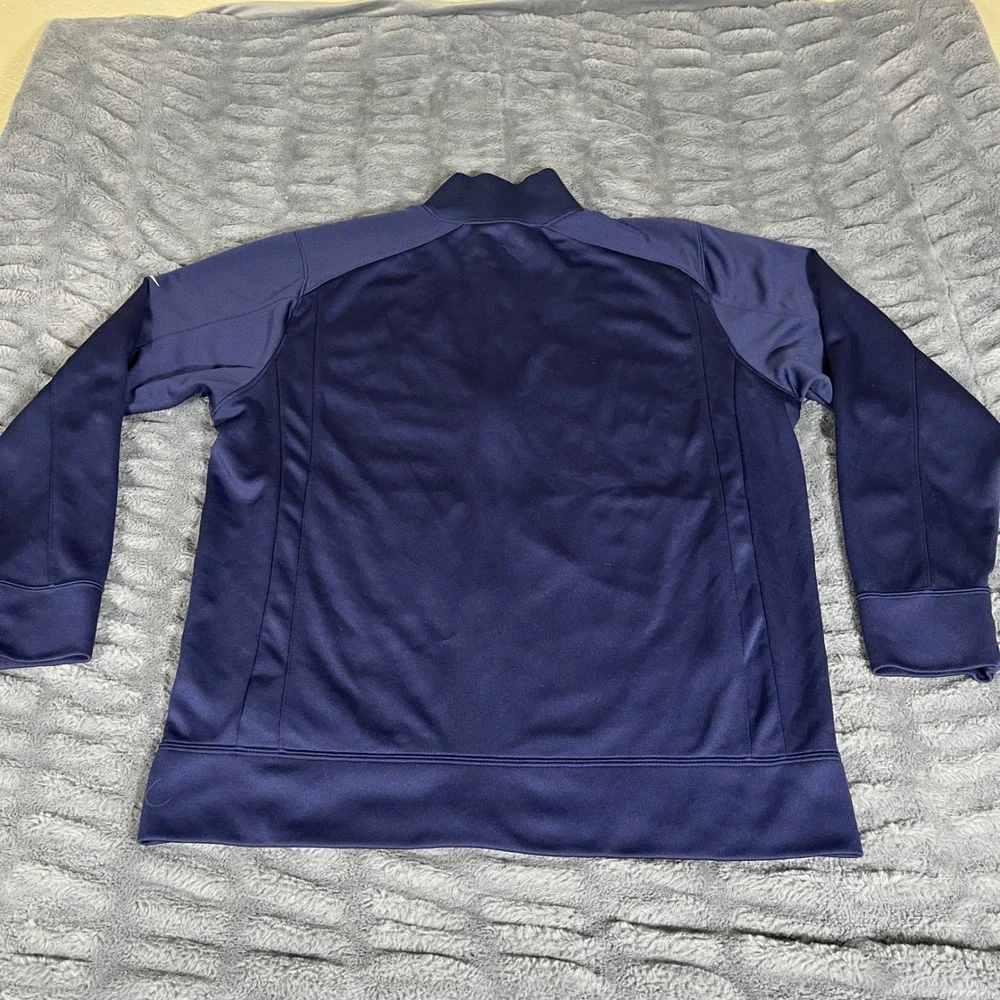 Nike NFL Denver Broncos Dri-FIT Full Zip Track Jacket Mens Large Navy Blue AP103